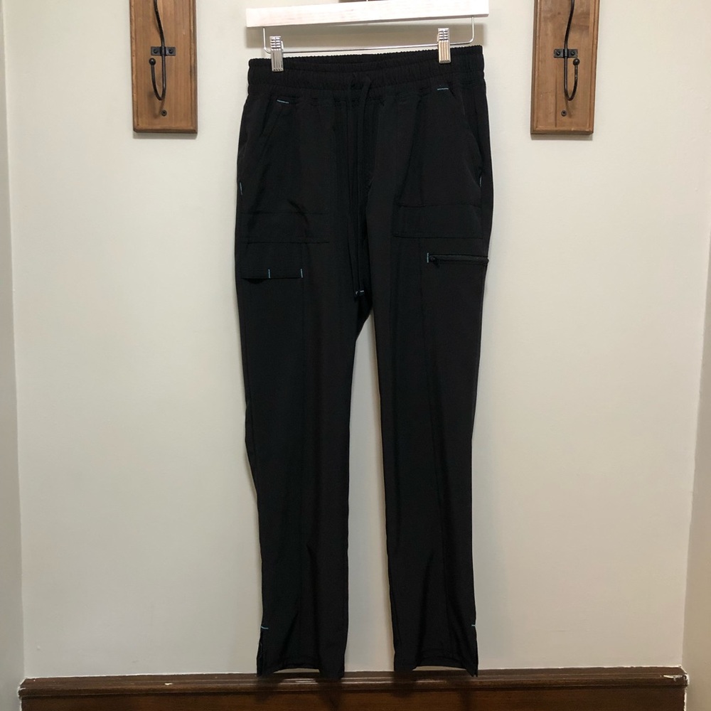 Scrubstar Petite Scrub Pants in Black